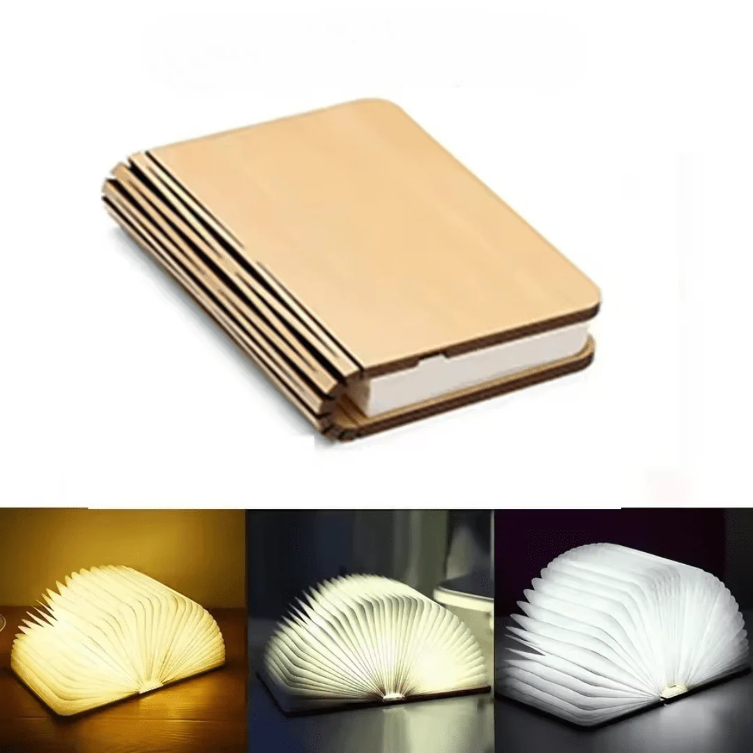 Lumibook Table Lamp | 360° Foldable Rechargeable Light