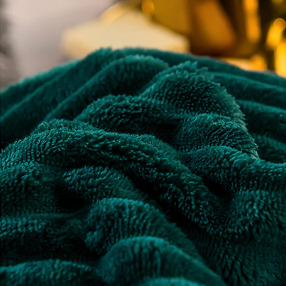 edding Duvet Cover Set Plush-Style Winter Bedspread Design