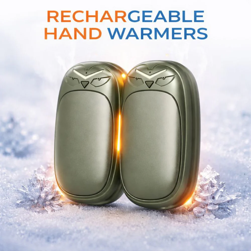 Hand Warmer Electric Pocket Heater Dual Unit Set