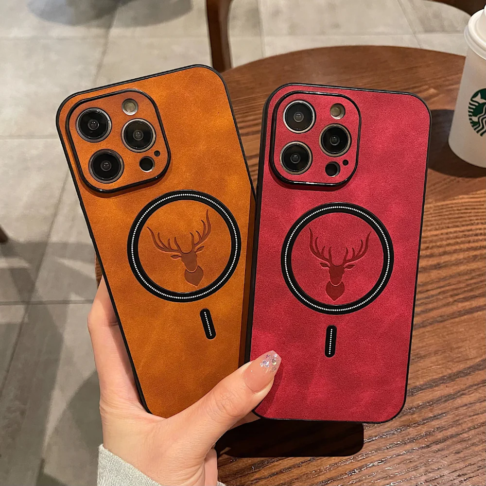 Phone Case MagSafe Magnetic Textured Slim Cover