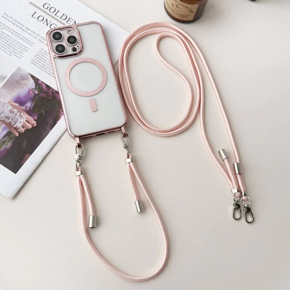 Phone Case MagSafe Crossbody Strap Lanyard Cover