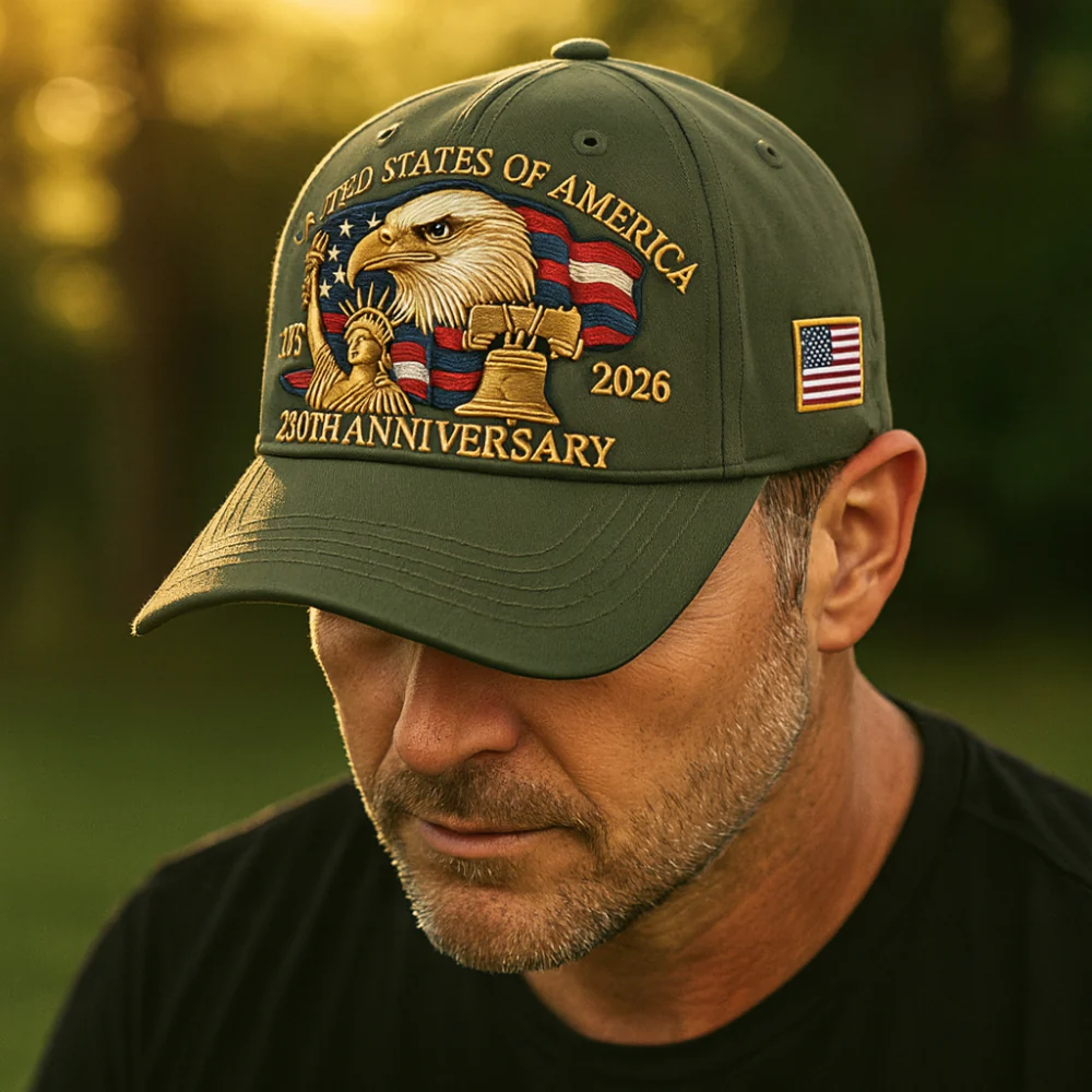 Men’s Veterans Baseball Cap Embroidered Eagle Hat