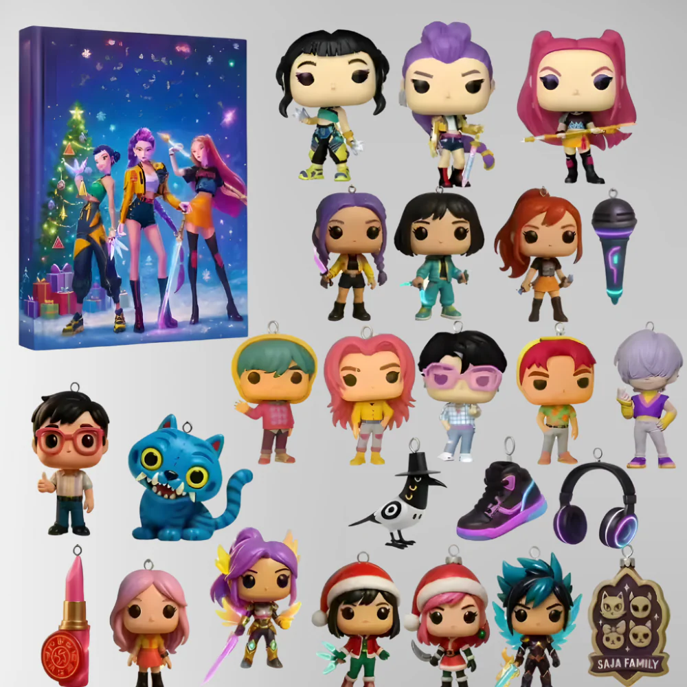 Anime Advent Calendar Collectible Figures Christmas Box