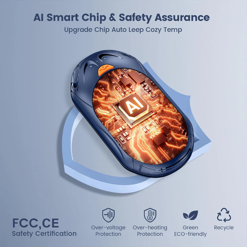 Hand Warmers Rechargeable Electric Pocket Heater Set