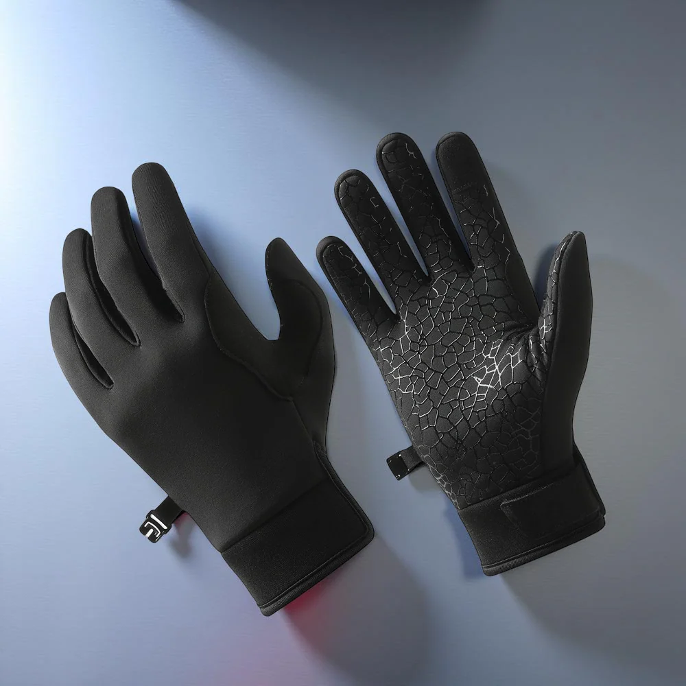 Winter Gloves Touchscreen Outdoor Anti Slip Surface Design