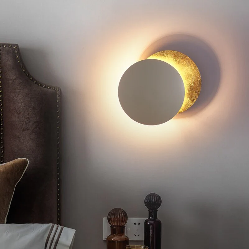 Lunaris Wall Light | Modern Solar Eclipse Inspired Wall Sconce
