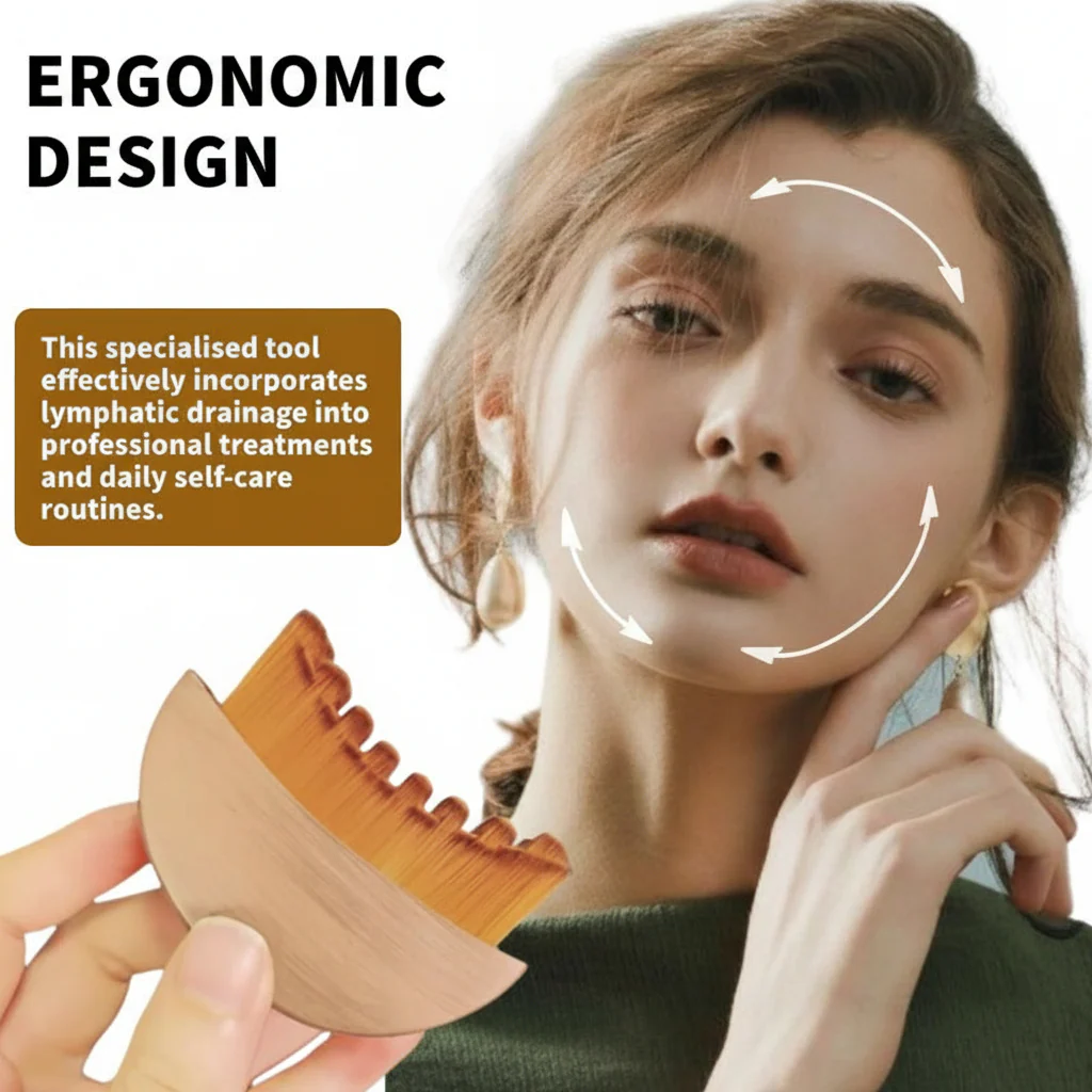 Face Brush Lymphatic Massage Tool Jawline Chin Sculpting