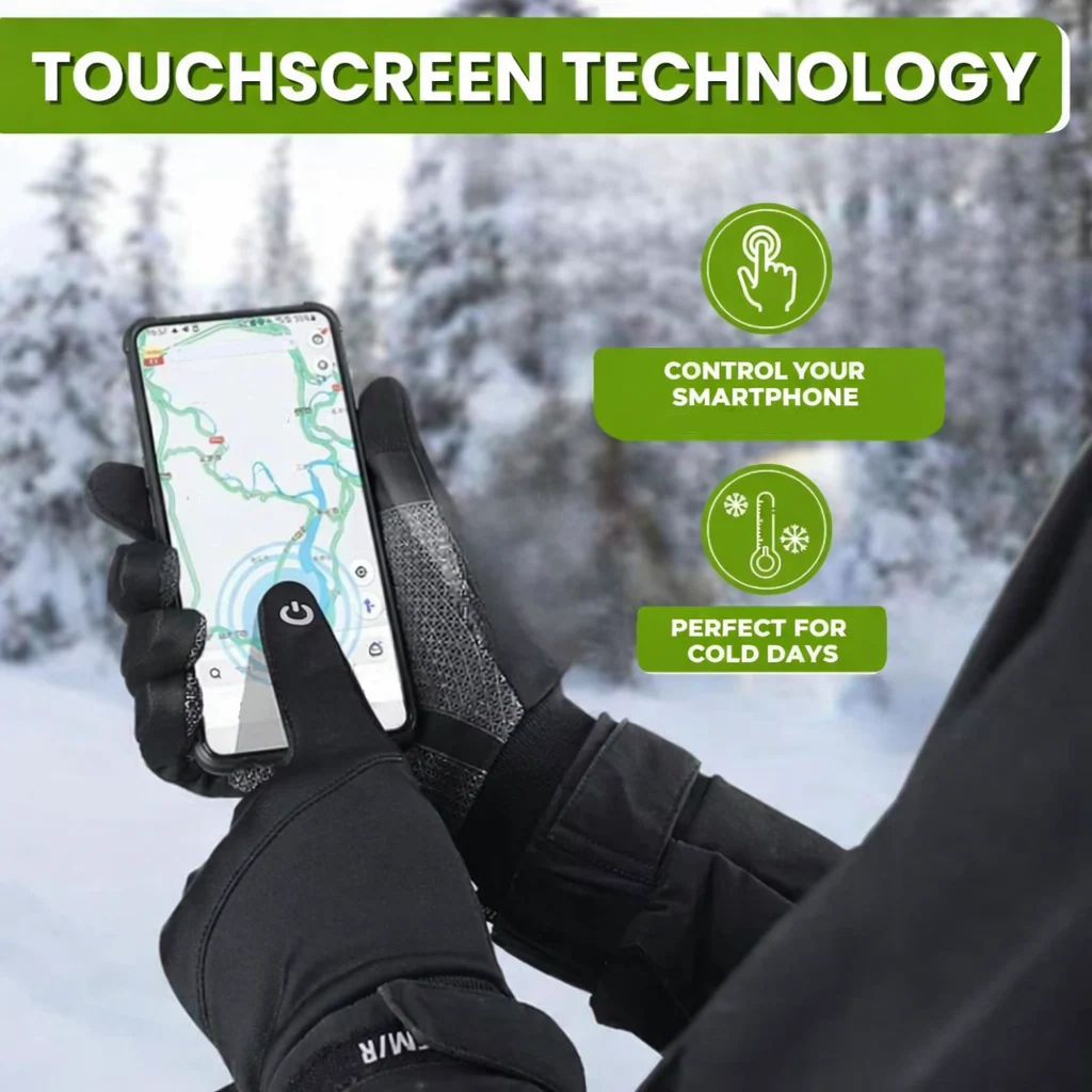 Winter Gloves Thermal Touchscreen Windproof Waterproof Cycling