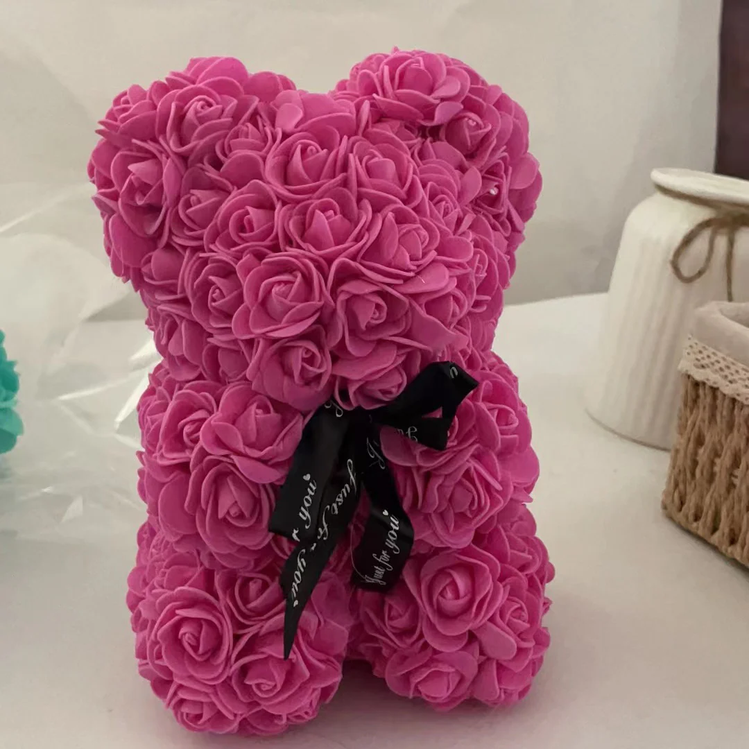 Artificial Flower Rose Bear Foam Valentine’s Gift