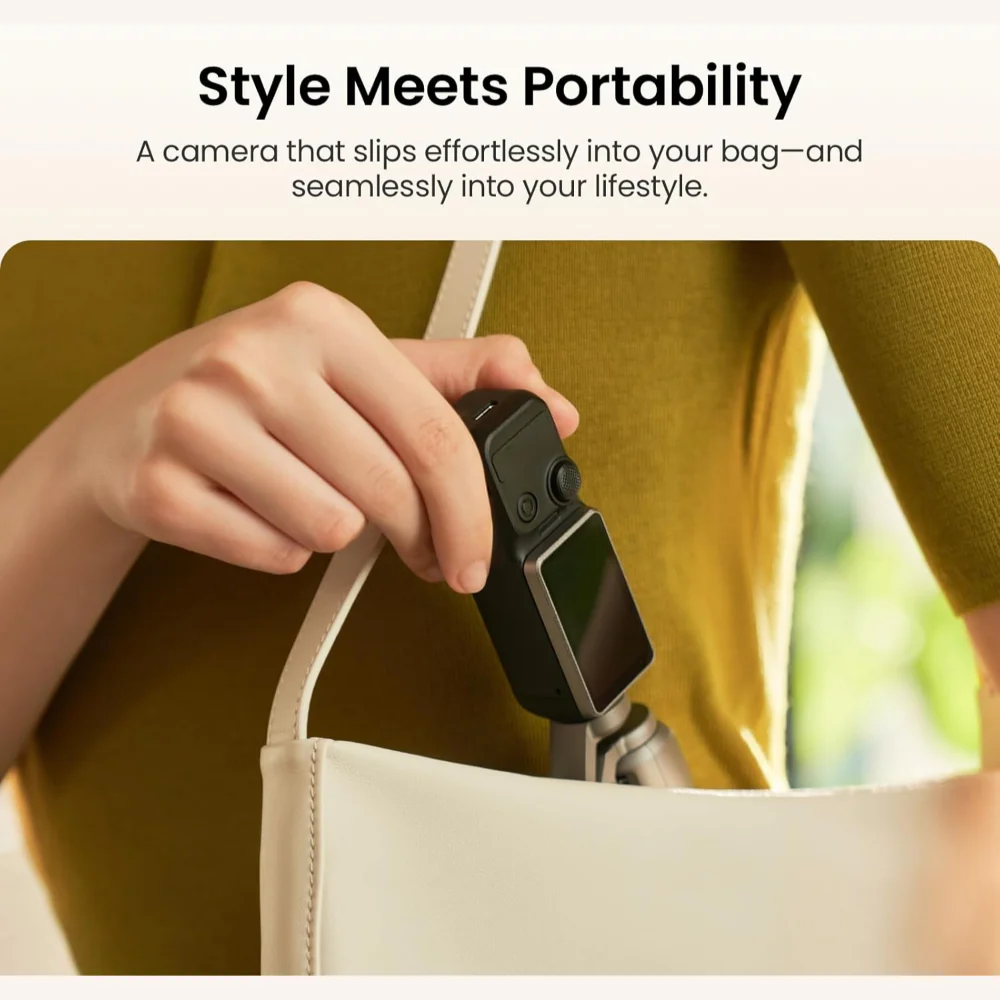 Pocket Camera 4K Gimbal Stabilizer Touch Screen Video Camera