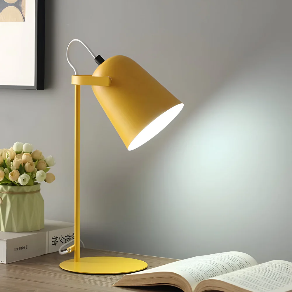 Table Lamp Rotating Metal Adjustable Desk Light