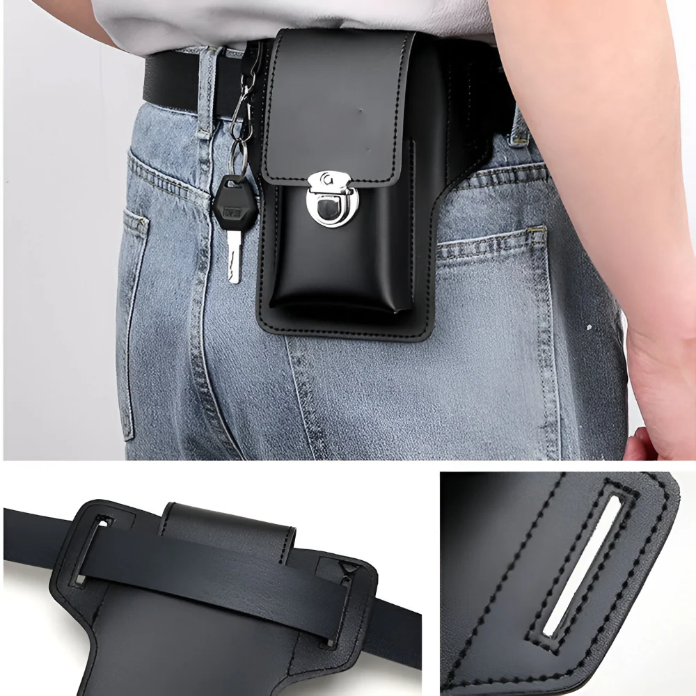 Cell Phone Holster Belt Pouch Waist Carry Case