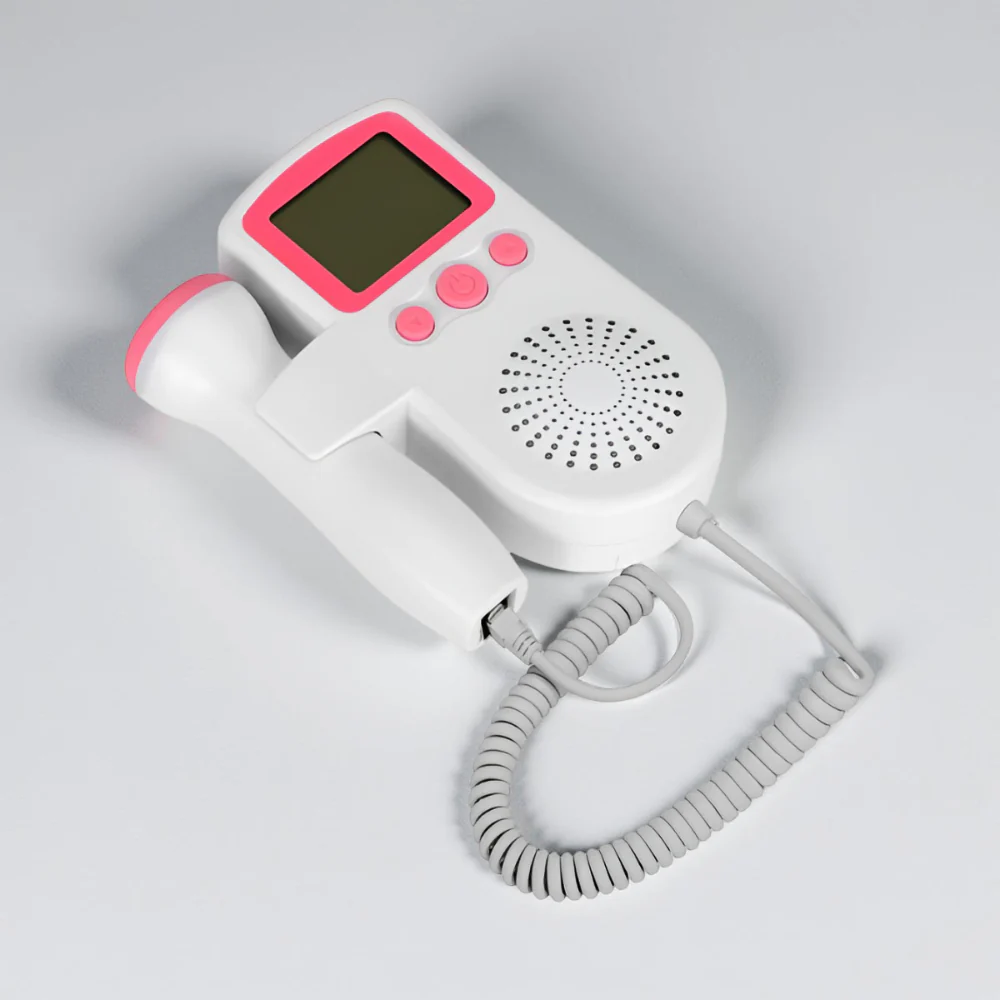 Heart Rate Monitor Fetal Doppler Baby Sound Listening Device