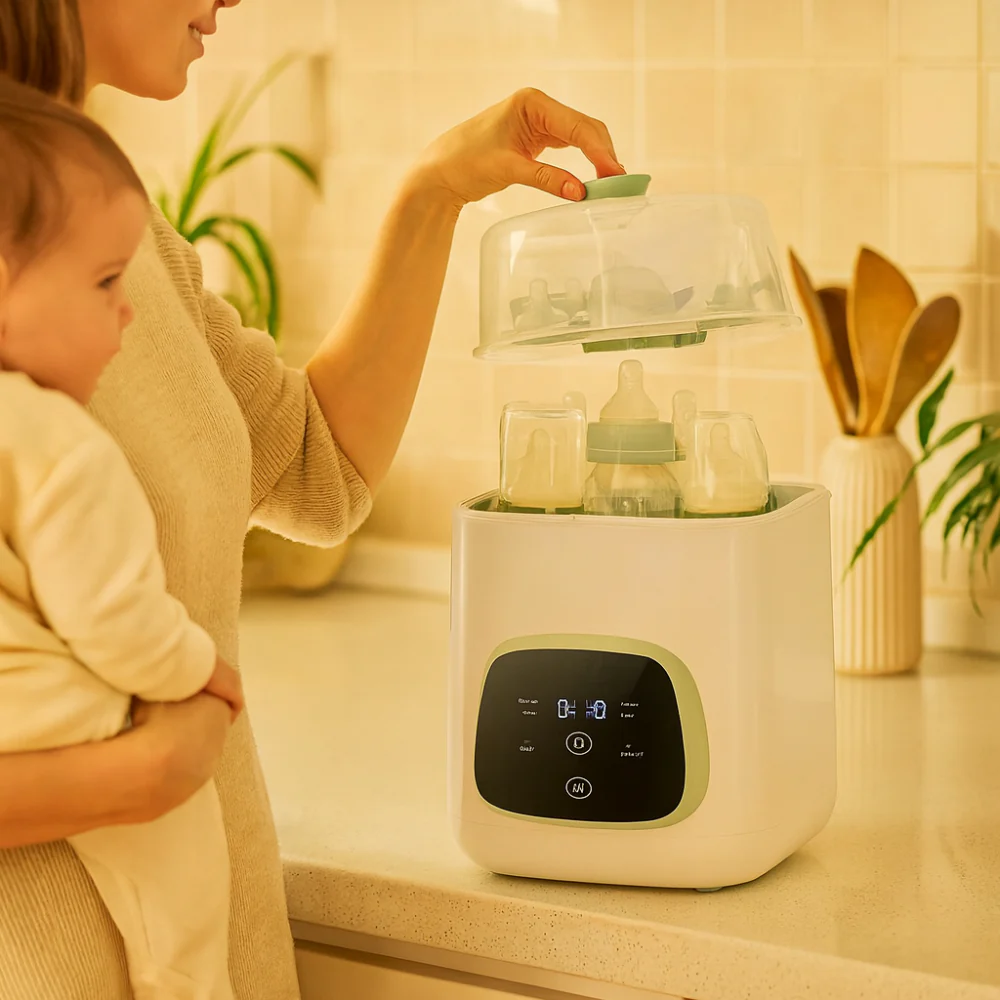 Baby Bottle Washer Countertop Electric Feeding Cleaner