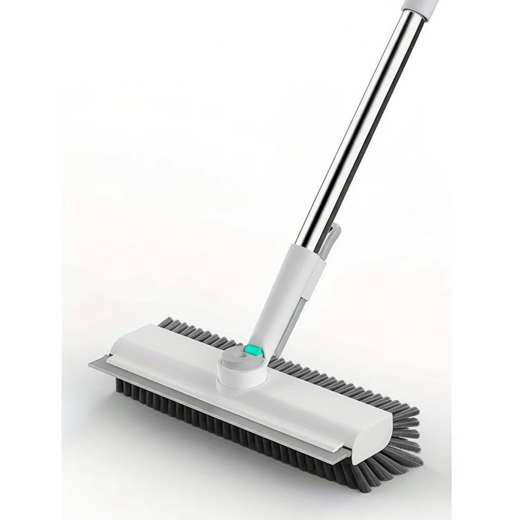 Floor Scrub Brush Long Handle Heavy Duty Manual Tile Cleaner