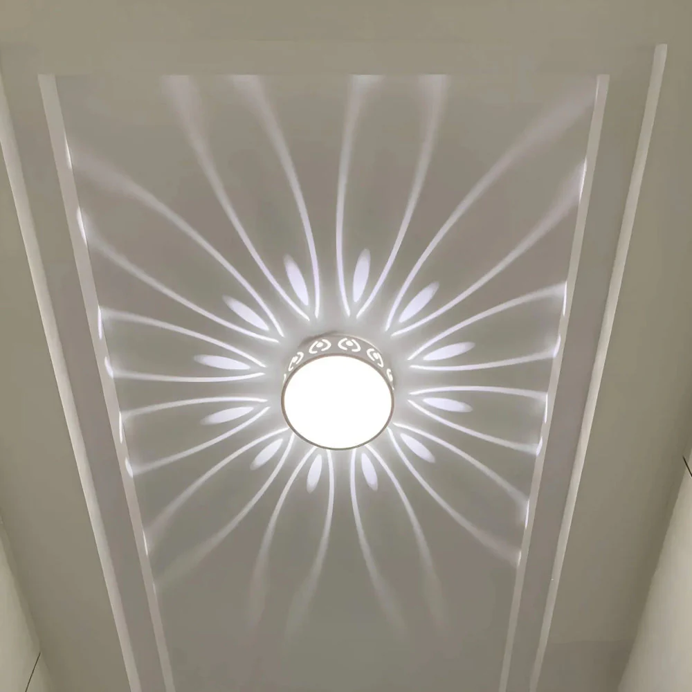 Ceiling Light LED Modern Crystal Round Fixture Hallway Mount