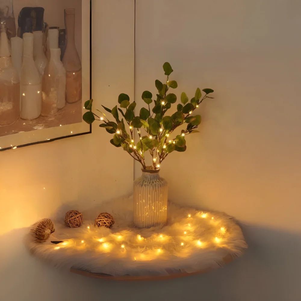 Home Decor LED Branch Floral Table Light Natural Accent