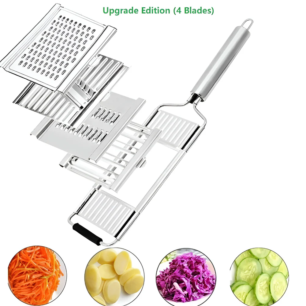 Kitchen Vegetable Slicer Stainless Steel Mandoline Cutter Set