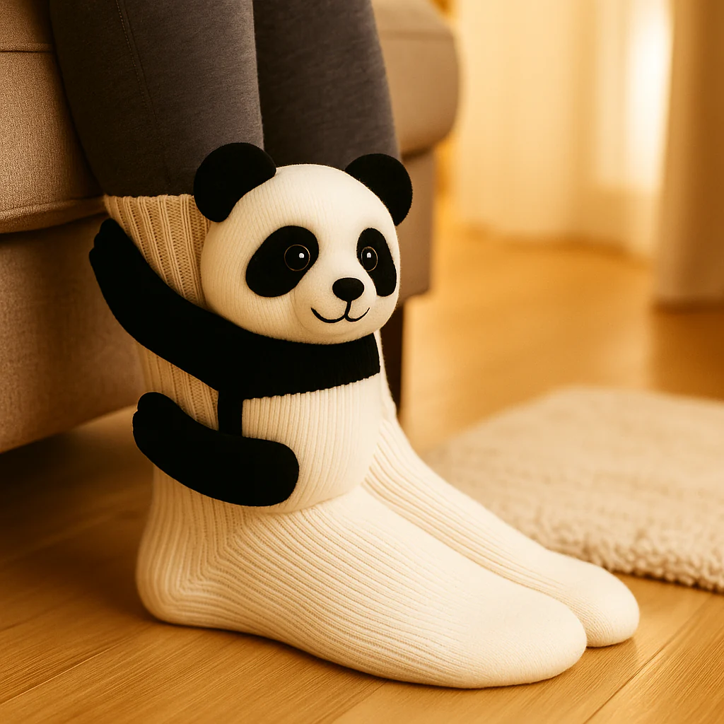 Socks Winter Plush Animal Slipper Style Footwear