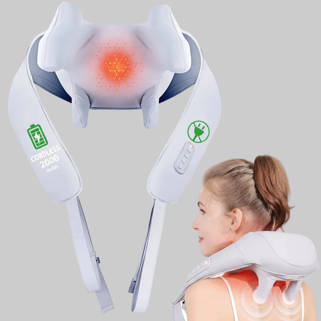 Neck Massager Cordless Shoulder Relaxation Device