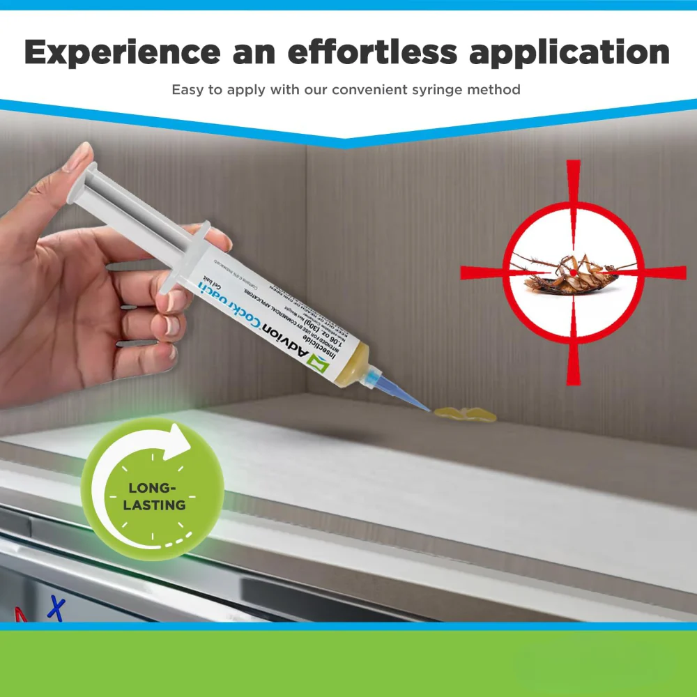 Pest Control Cockroach Gel Indoor Application Syringe
