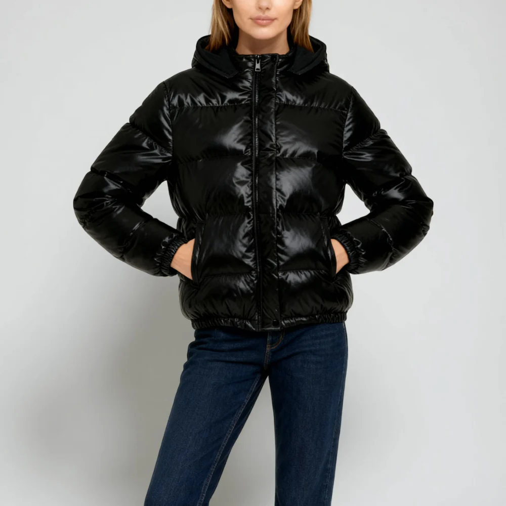 Women Insulated Puffer Jacket Hooded Winter Outerwear Design