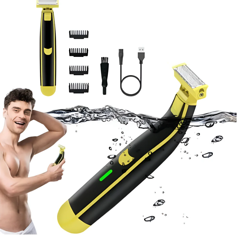 Electric Shaver Body Hair Trimmer USB Rechargeable