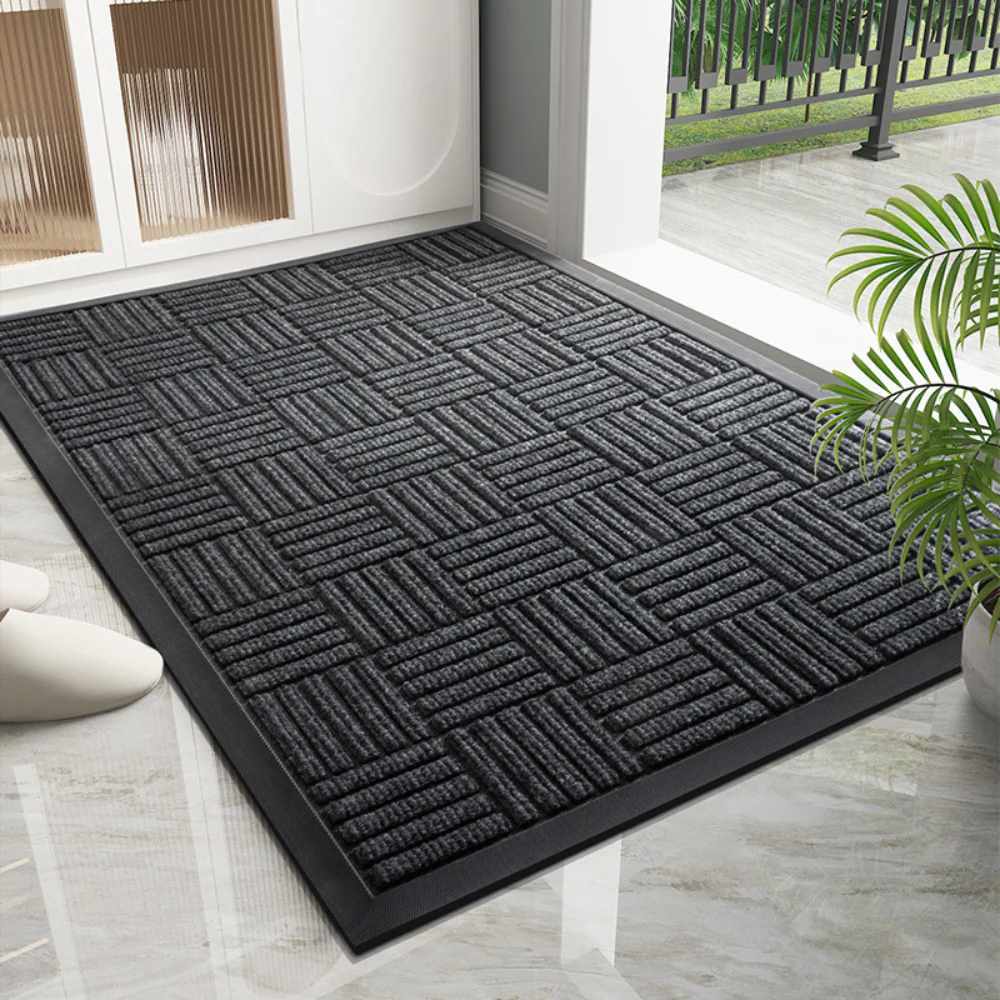 Door Mat Entryway Dirt Trapping Floor Rug