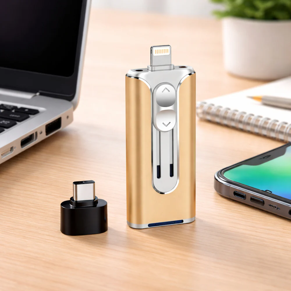 USB Flash Drive Multi Connector Phone Computer Storage