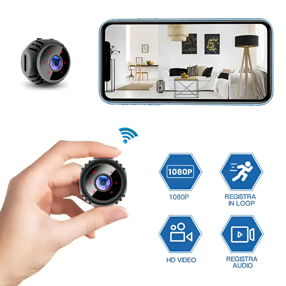 Mini Security Camera WiFi Night Vision Motion Detection Device