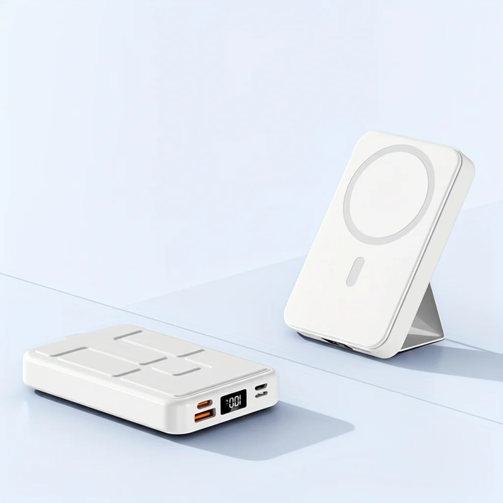 Power Bank Magnetic Wireless Portable Charger Stand