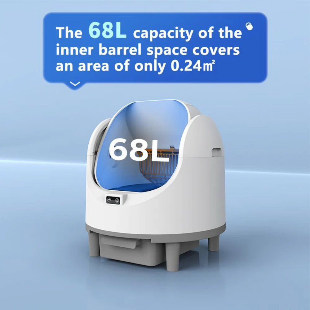 Cat Litter Box Automatic Self Cleaning App Control