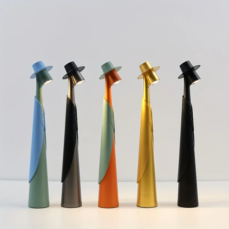 Modern Rechargeable LED Hat Lamp | Creative Touch Desk Light