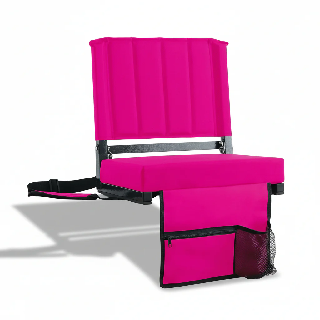 Stadium Seat Padded Folding Bleacher Chair Backrest