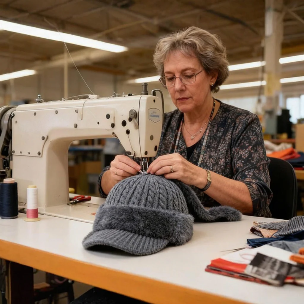 Winter Knit Hat Trapper Ear Flap Cap