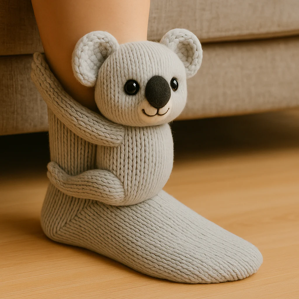 Socks Animal 3D House Non Slip Warm Design