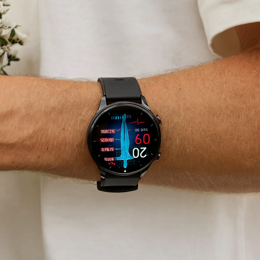 Smart Watch Fitness ECG Health Tracker Design