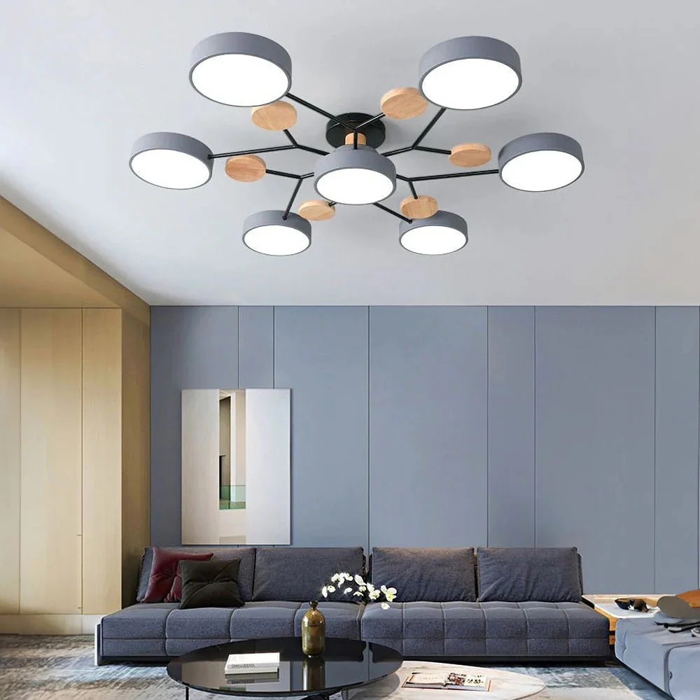 Ceiling Light Modern LED Flush Mount Chandelier Fixture