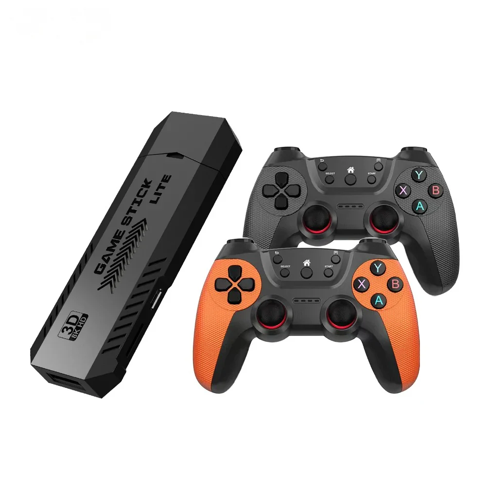 Gaming Console Wireless TV Retro System Dual Controller Setup