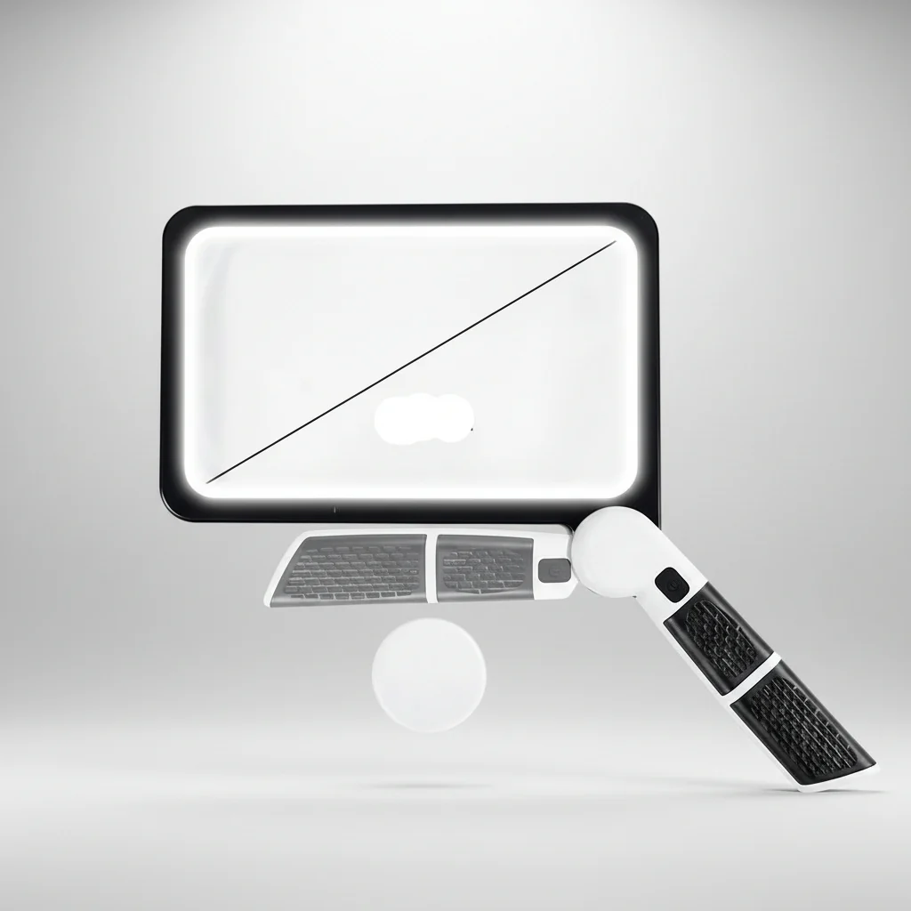 Magnifying Glass Full Page LED Lighted Reading Magnifier