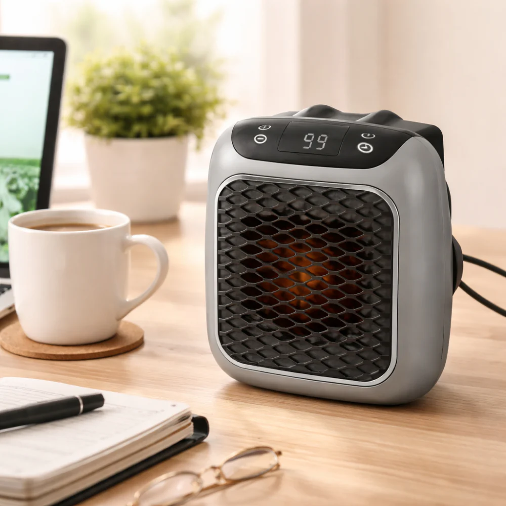 Space Heater Portable Electric Desktop Unit