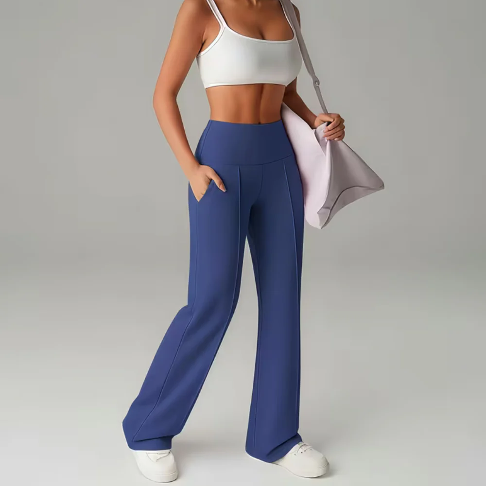 Women Yoga Pants High Waisted Flared Stretch Athletic Leggings