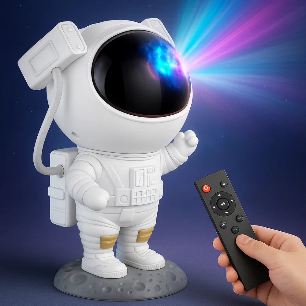 Night Light Star Projector Astronaut LED Room Decor Lamp