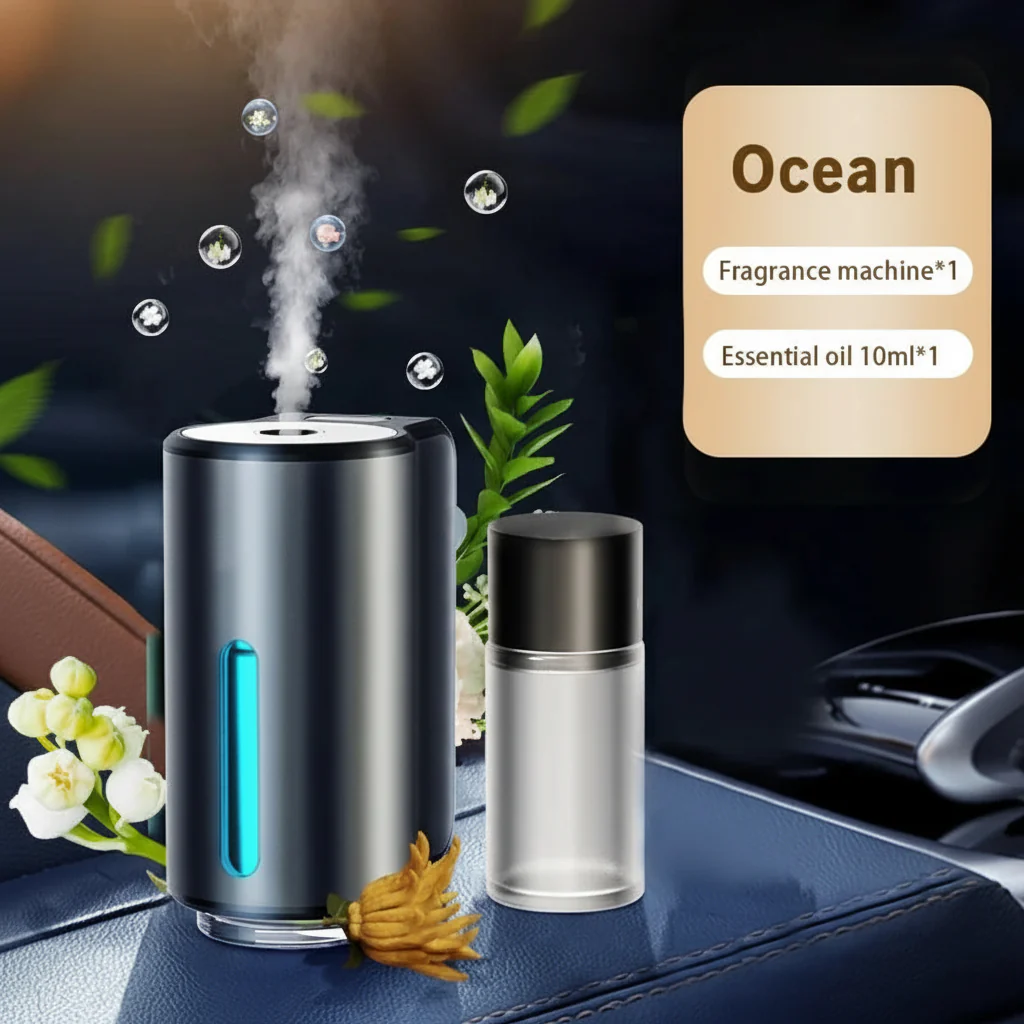 Car Air Freshener Aromatherapy Essential Oil Diffuser Vent Clip