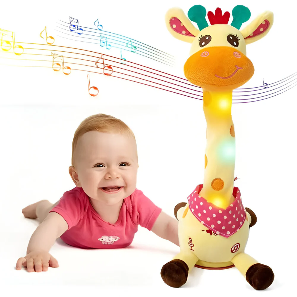 Plush Toy Interactive Singing Giraffe Kids Musical Companion