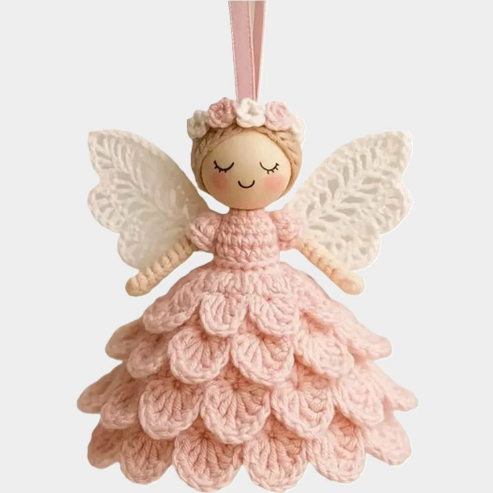 Christmas Crochet Angel Ornament DIY Kit Decoration