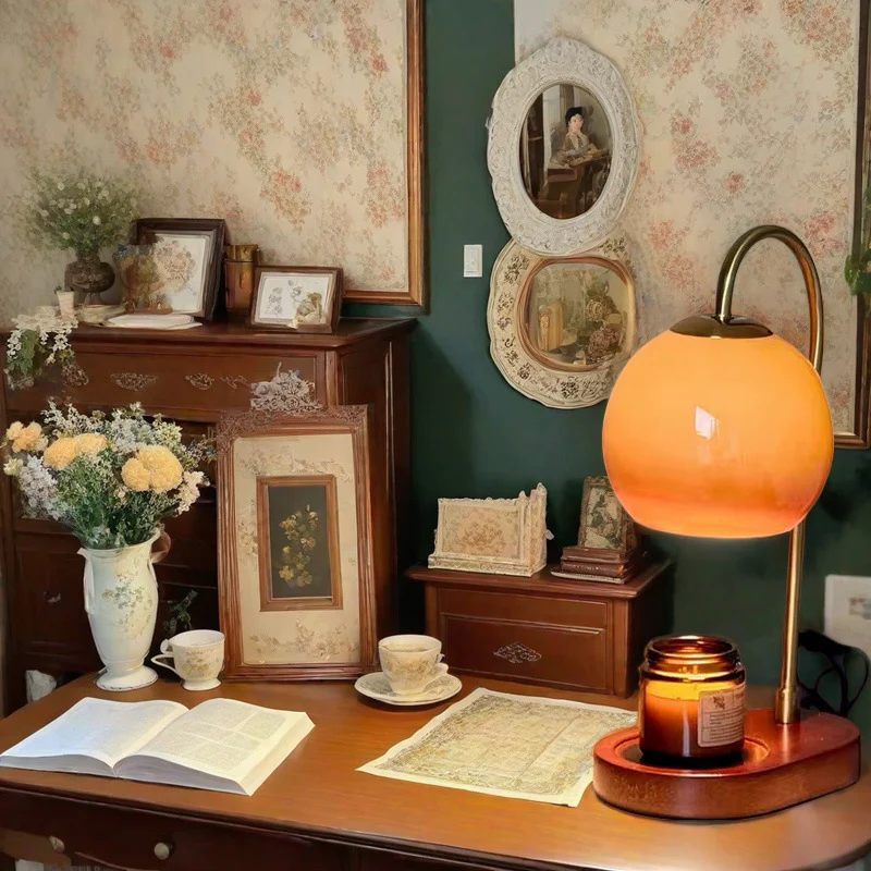 Table Lamp Candle Warmer Adjustable Flameless Wax Melting Lamp