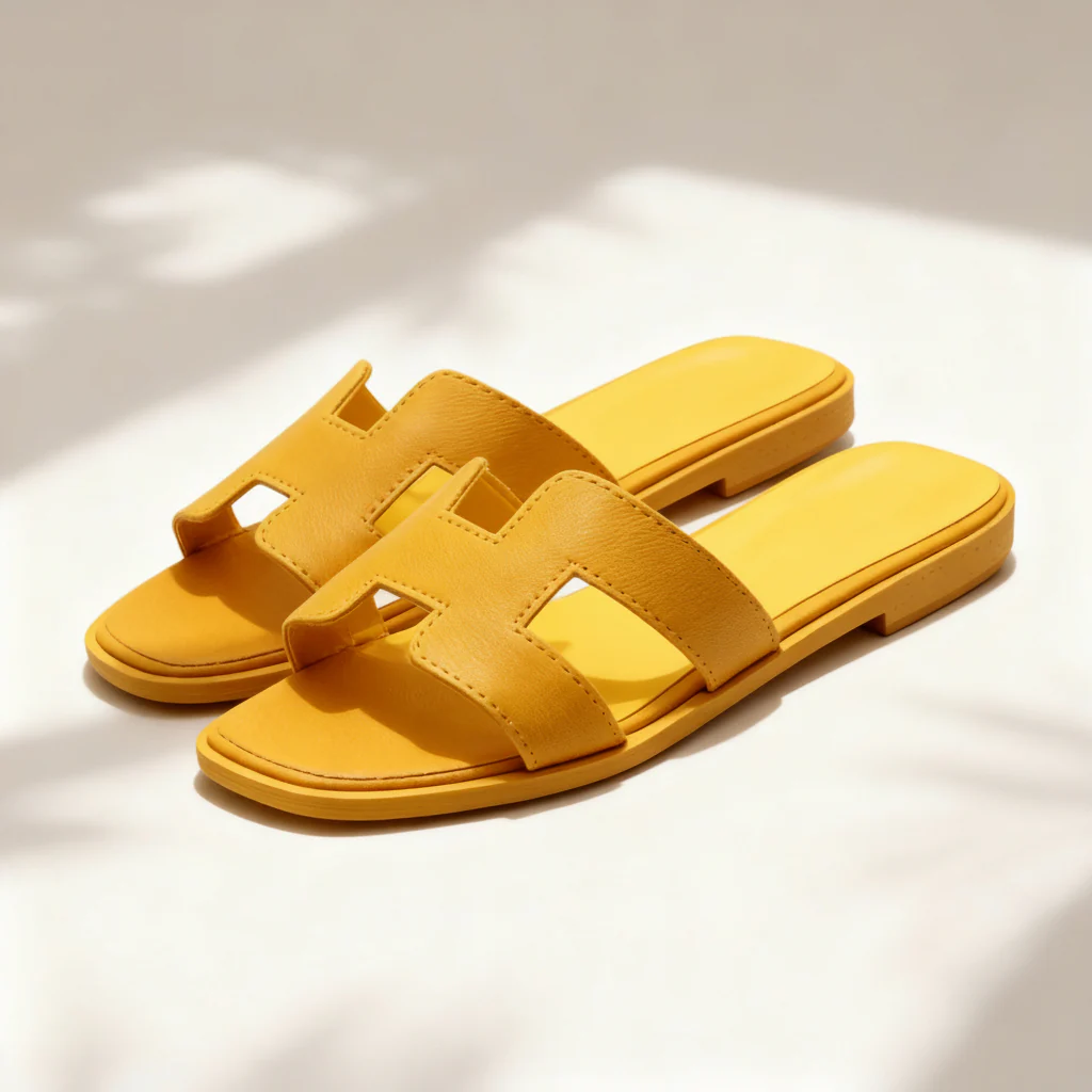 Sandals Slide Flat Summer Casual Open Toe Footwear