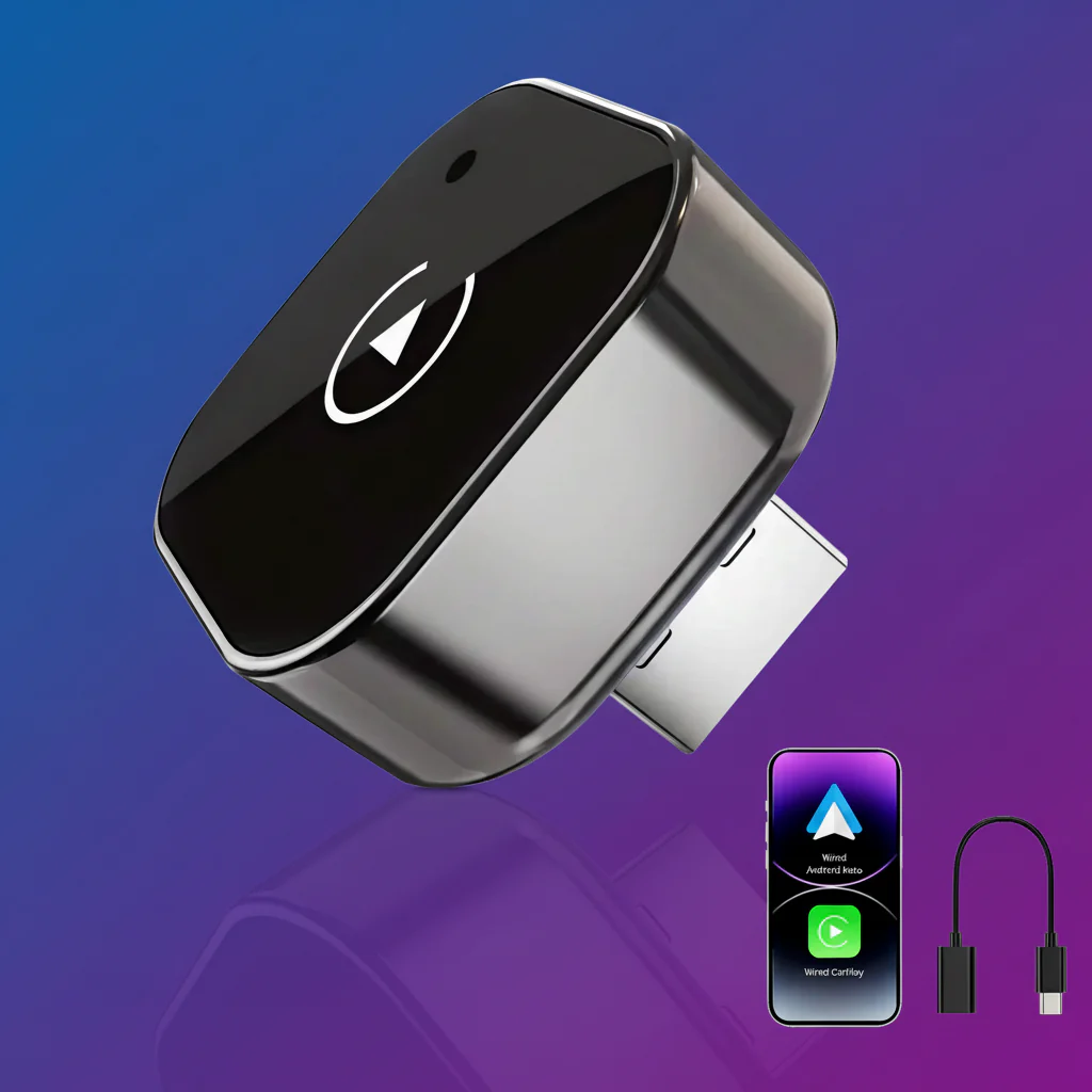 Wireless CarPlay Adapter Android Auto USB Plug Play Dongle