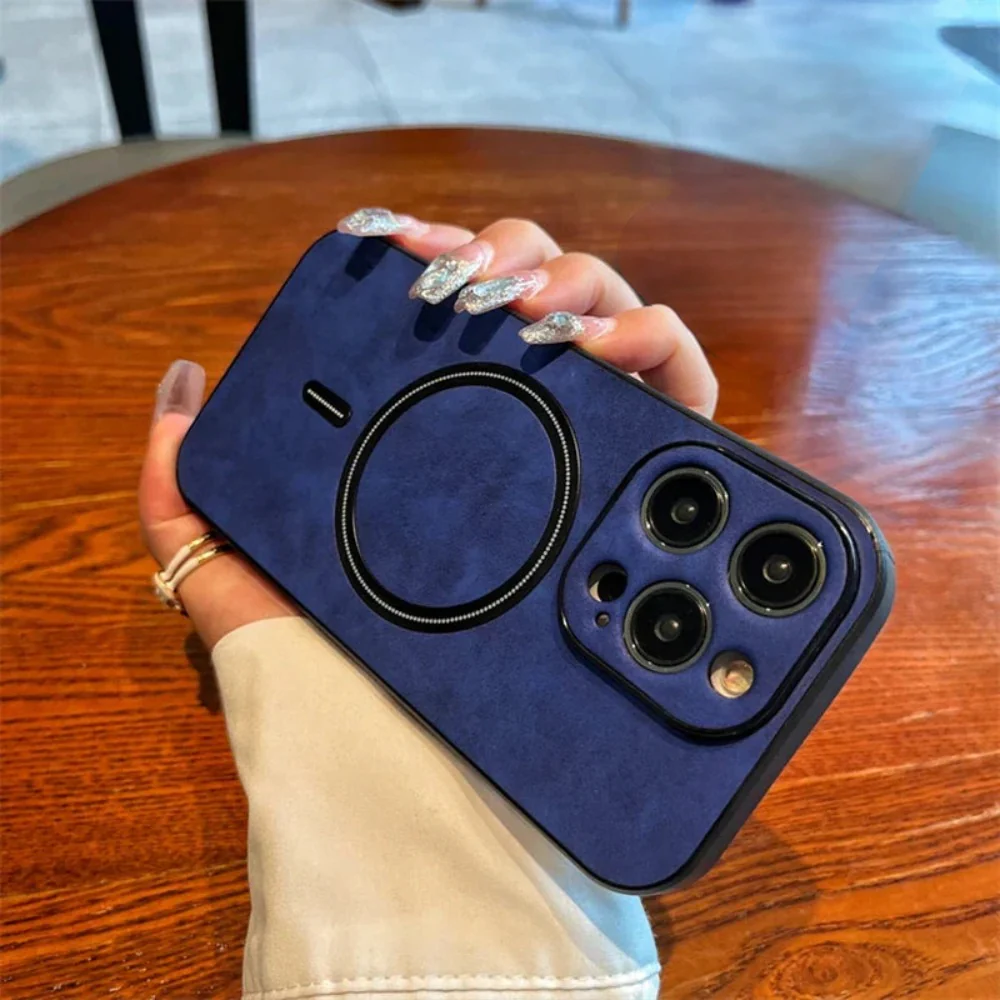 Phone Case MagSafe Magnetic Textured Slim Cover